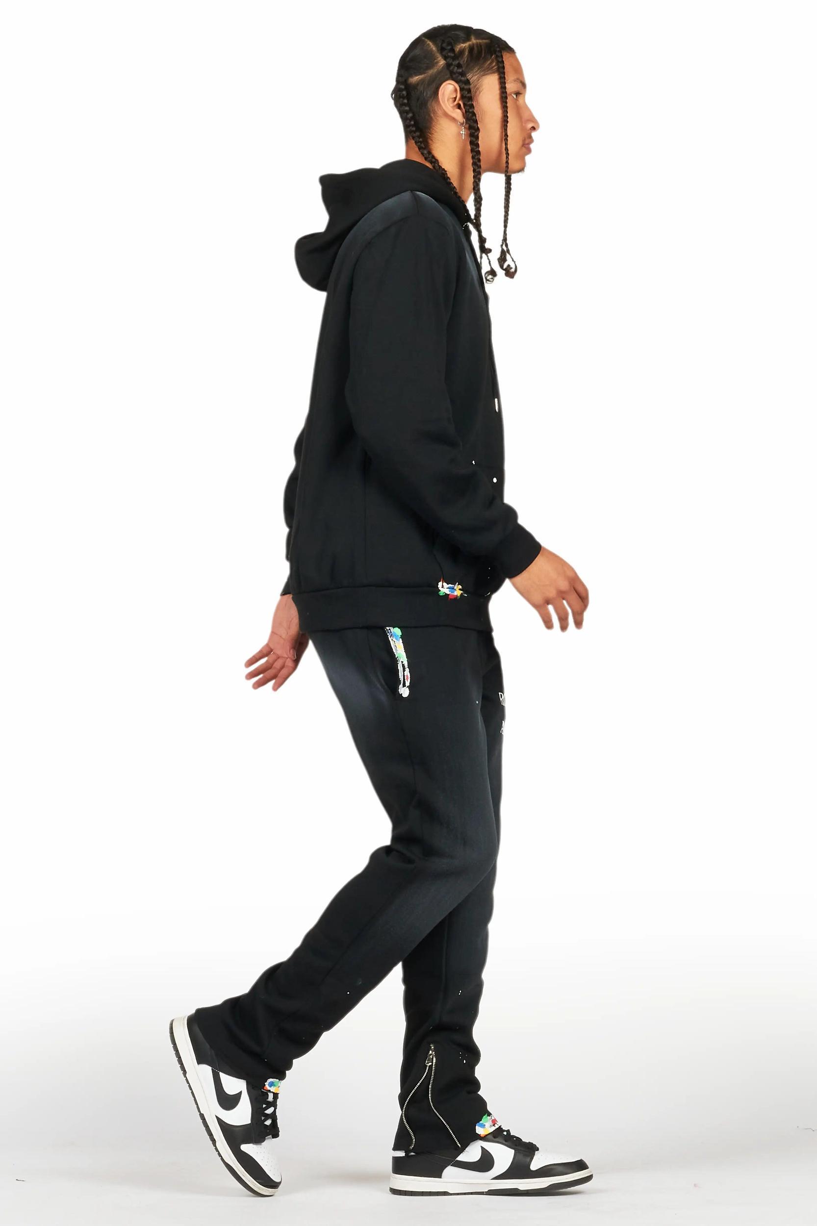Rockstar Art Dist. Vintage Grey Relaxed Fit Track Set Male Product Image