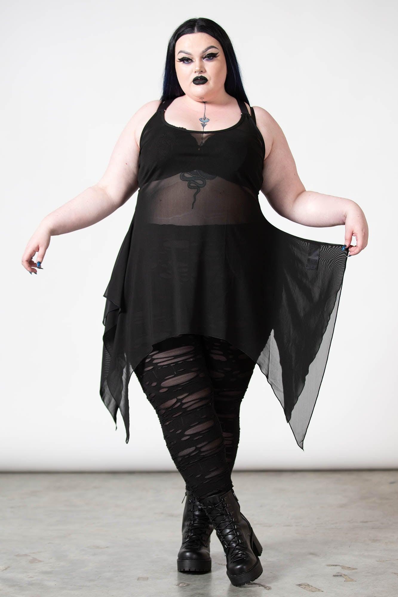 Lilith's Blood Mesh Tunic Vest Female Product Image