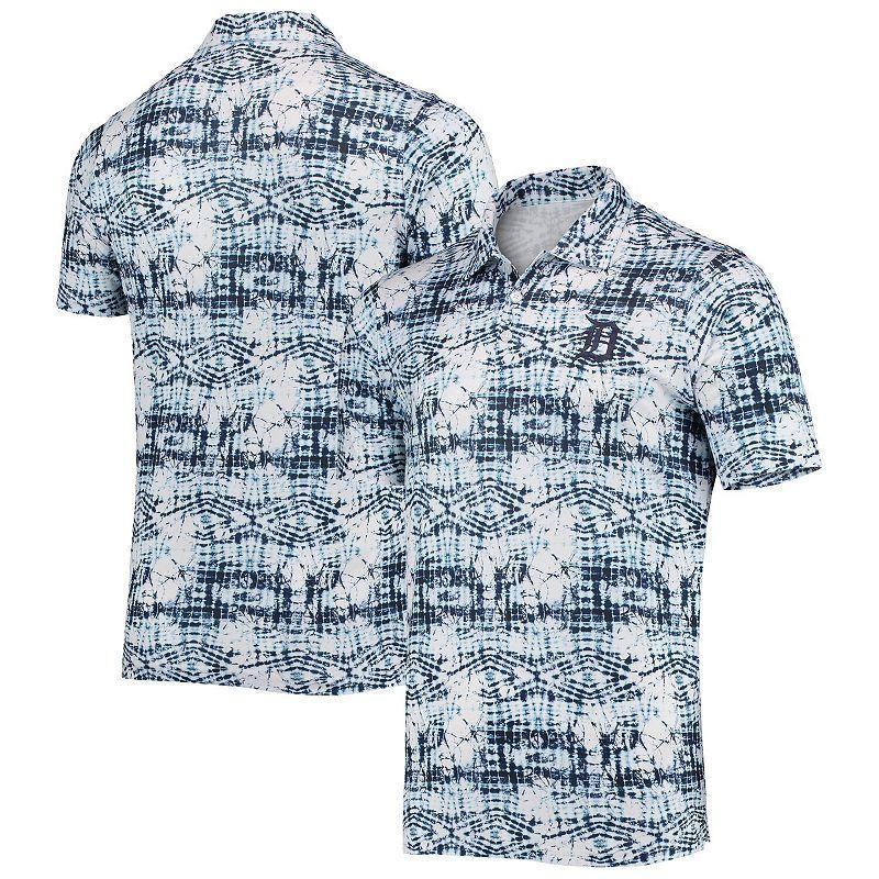 Mens Antigua Detroit Tigers Vivid Polo Blue Product Image