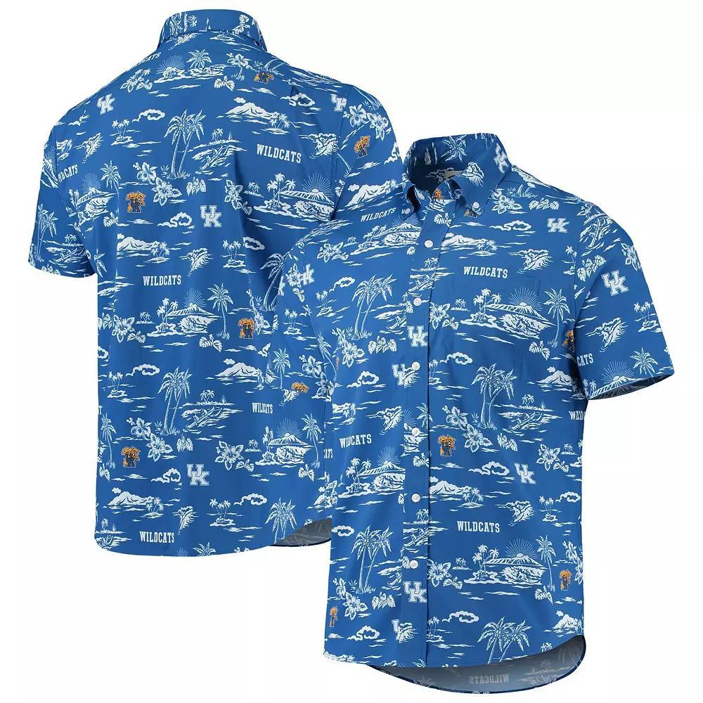 Men's Reyn Spooner Royal Kentucky Wildcats Classic Button-Down Shirt, Size: Small, Blue Product Image