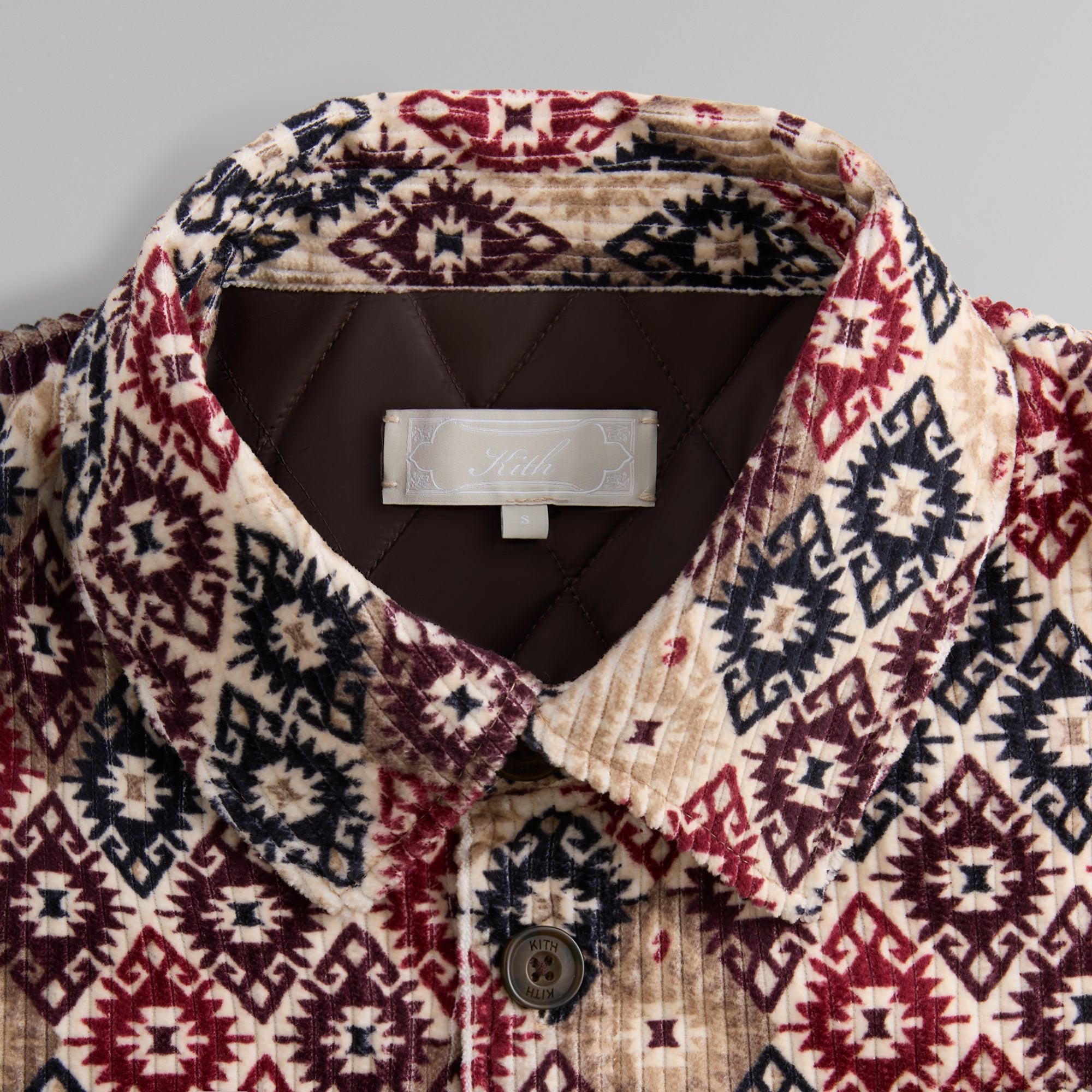 Kith Kilim Mosaic Brixton Puffed Shirt Jacket - Waffle Male Product Image