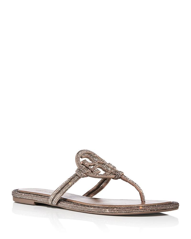 Tory Burch Womens Miller Pave Knotted Sandals Product Image