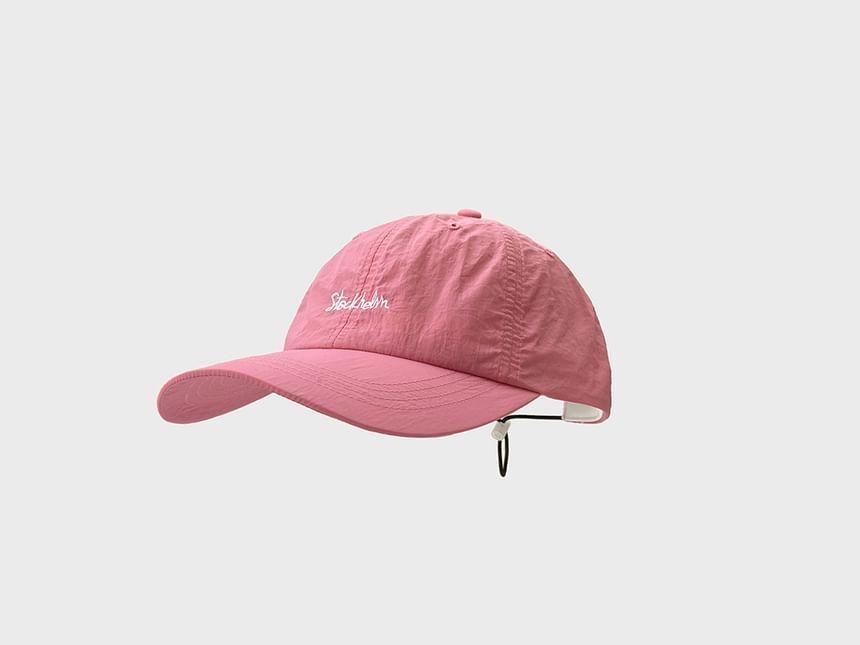 Letter Embroidered Cap Product Image