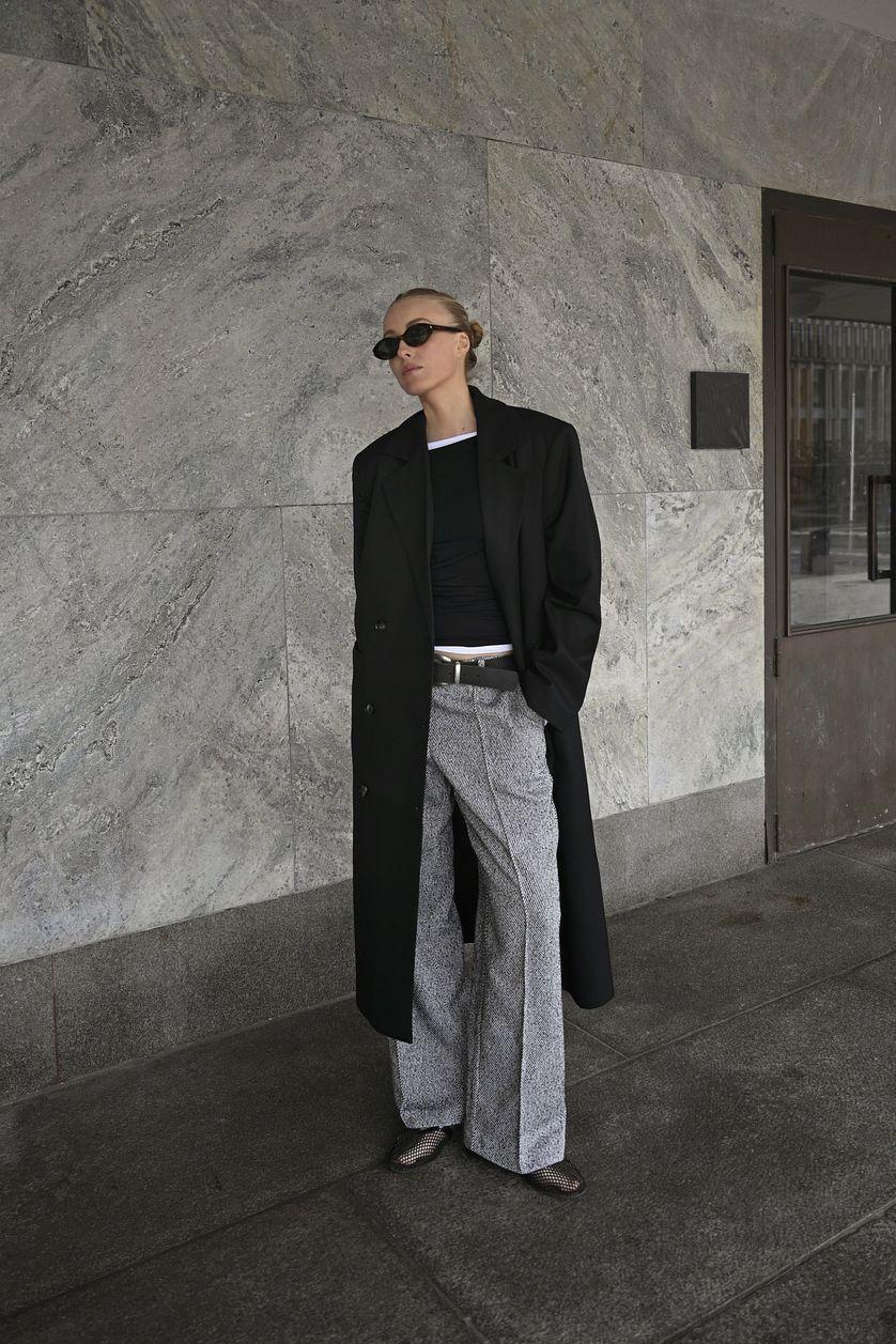Tweed Tailored Trousers Product Image