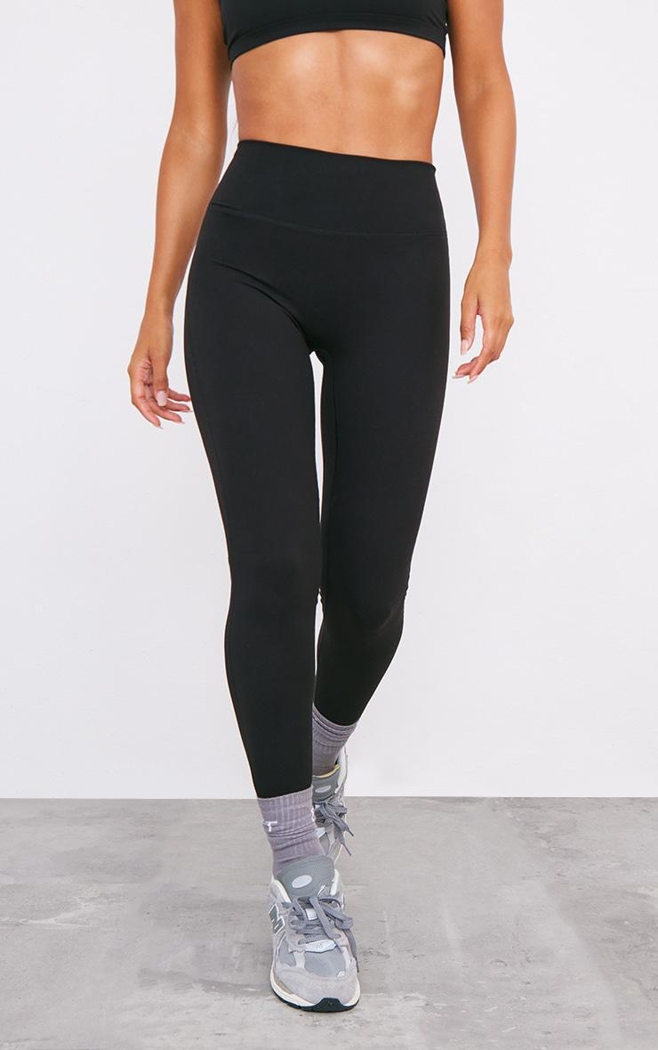 Black Ultimate Sculpt High Waist Gym Leggings Product Image