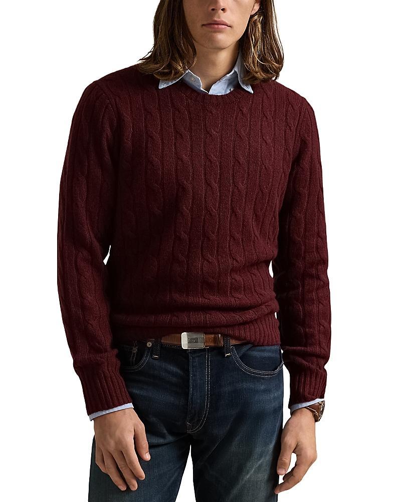 Polo Ralph Lauren Cashmere Cable Knit Crewneck Sweater Product Image