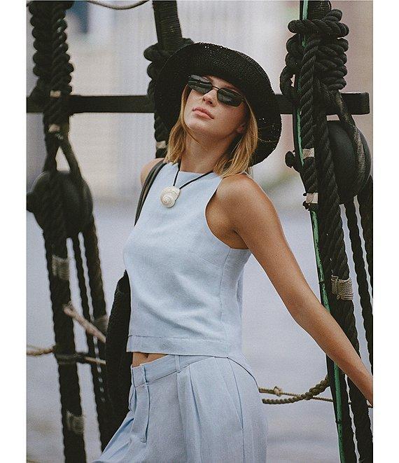 French Connection Birdie Linen Trouser Coordinating Pants Product Image