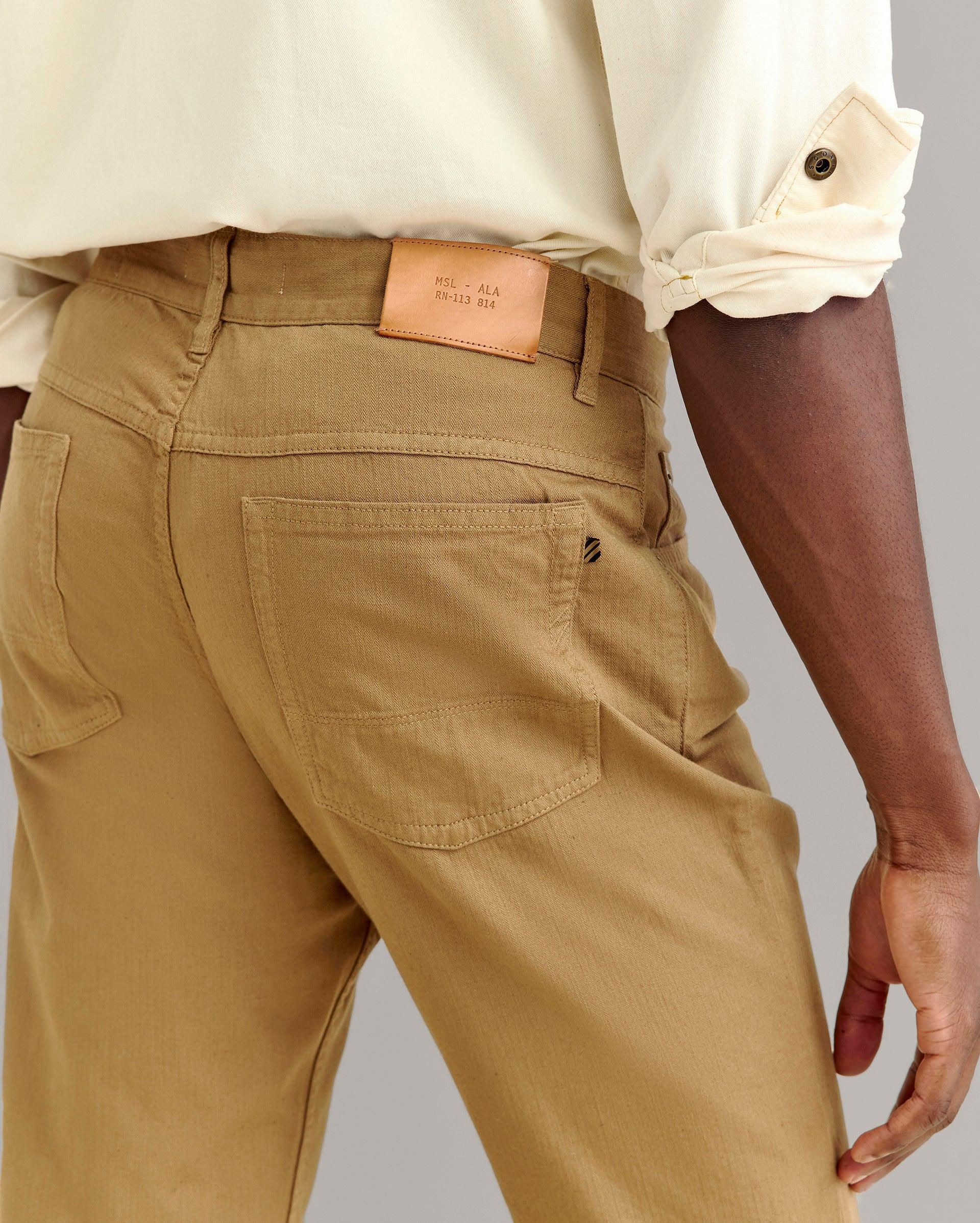 Cotton Linen 5 Pocket Pant -  Product Image