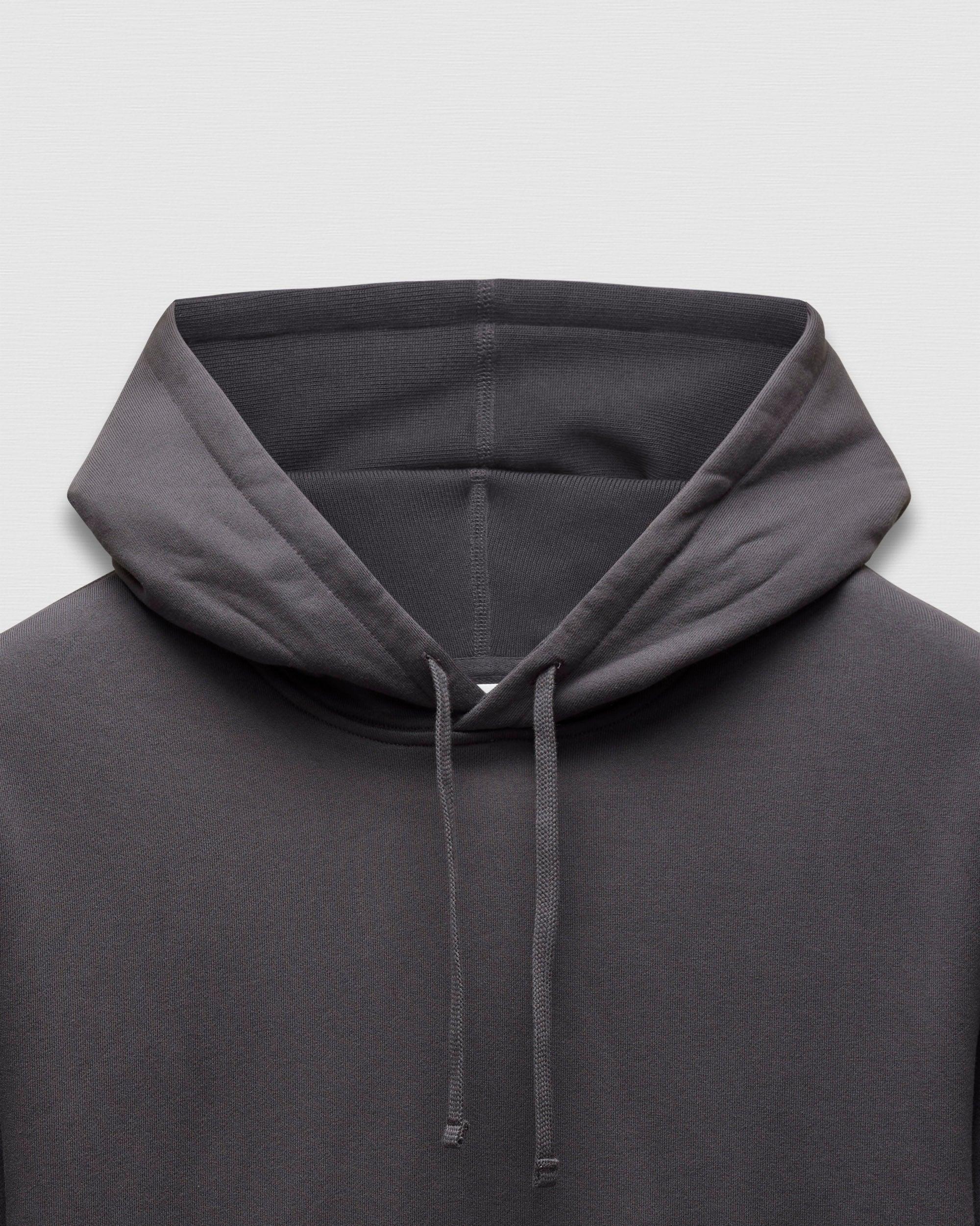 Kyoto Black Midweight Terry Slim Hoodie Male Product Image