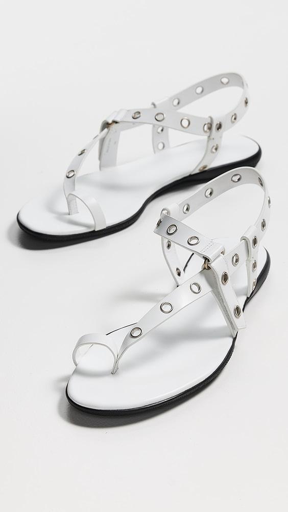 Tory Burch Eyelet Toe Ring Sandals | Shopbop Product Image