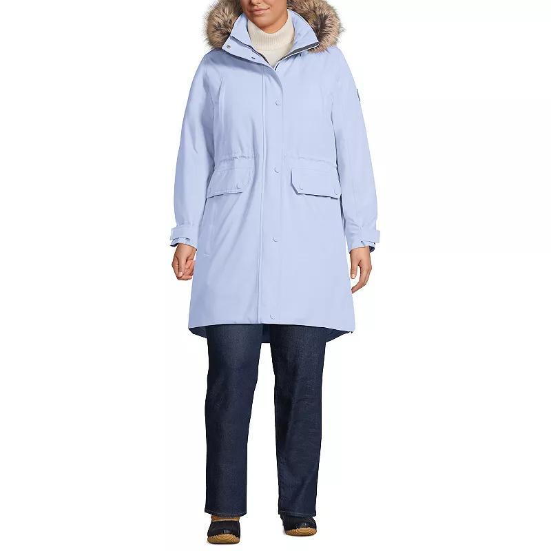 Plus Size Lands' End Expedition Down Waterproof Winter Parka, Women's, Size: 3XL, Black Product Image