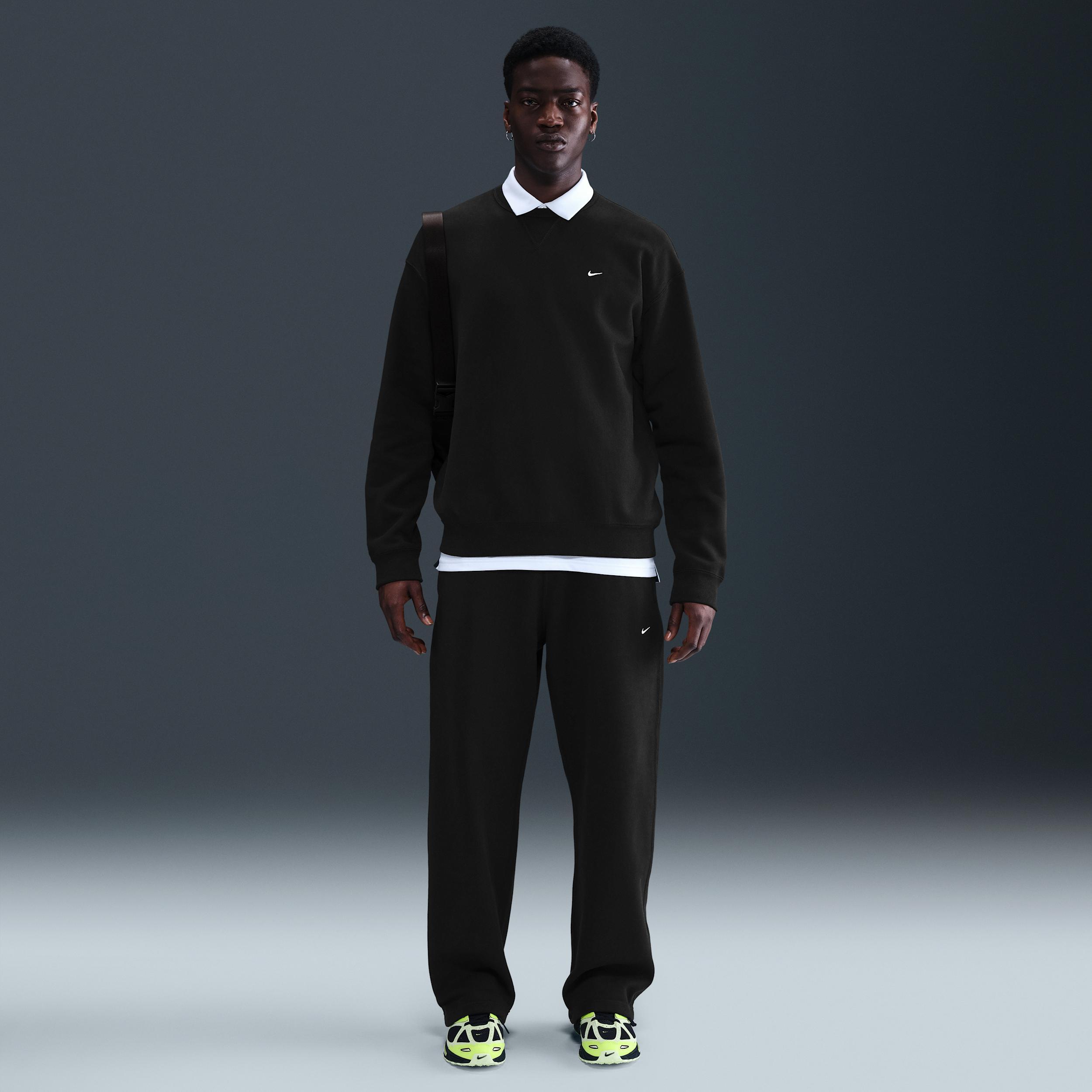 Nike Men's Solo Swoosh Fleece Open-Hem Pants Product Image