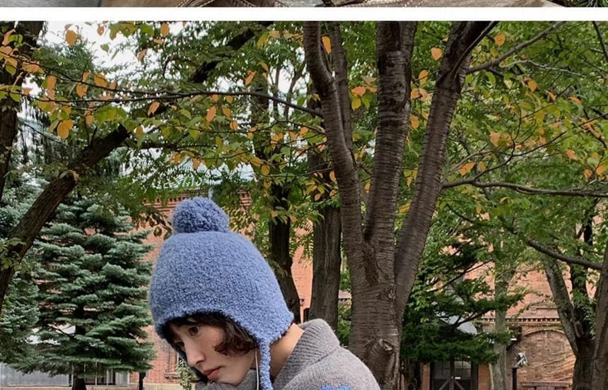 Collar Patterned Cardigan Product Image