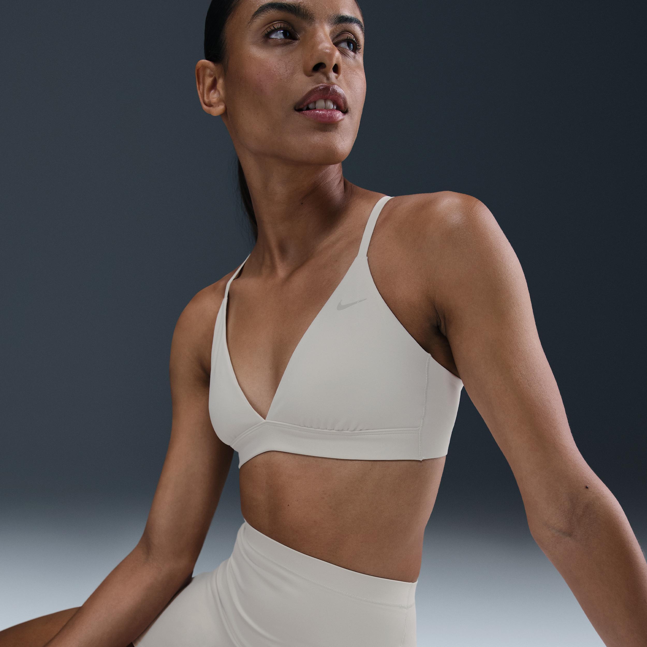 Nike Women's Form Light-Support Non-Padded Triangle Sports Bra Product Image