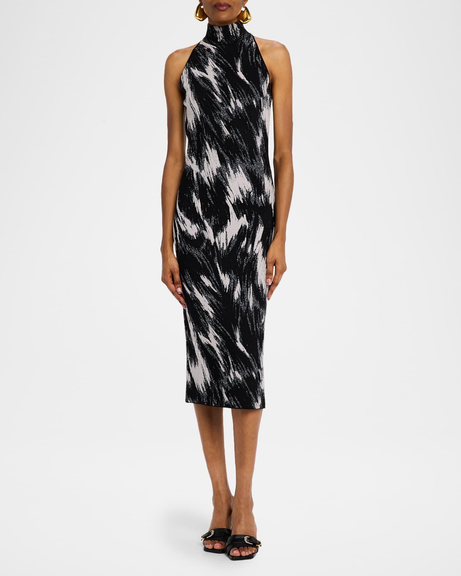Sleeveless Mock-Neck Midi Dress Product Image