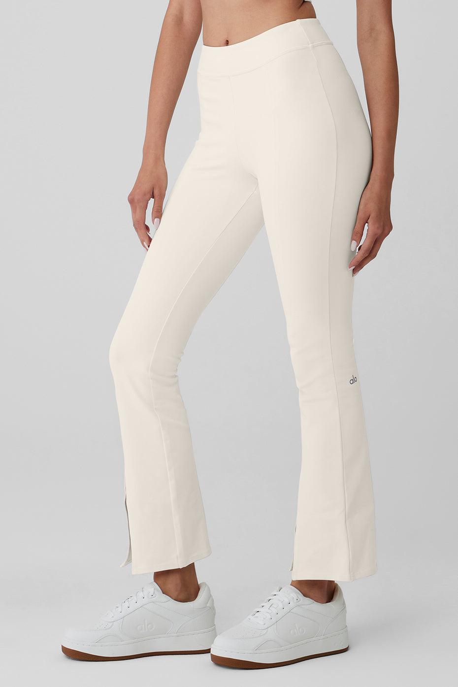 Airbrush High-Waist 7/8 Flutter Legging - Ivory Product Image