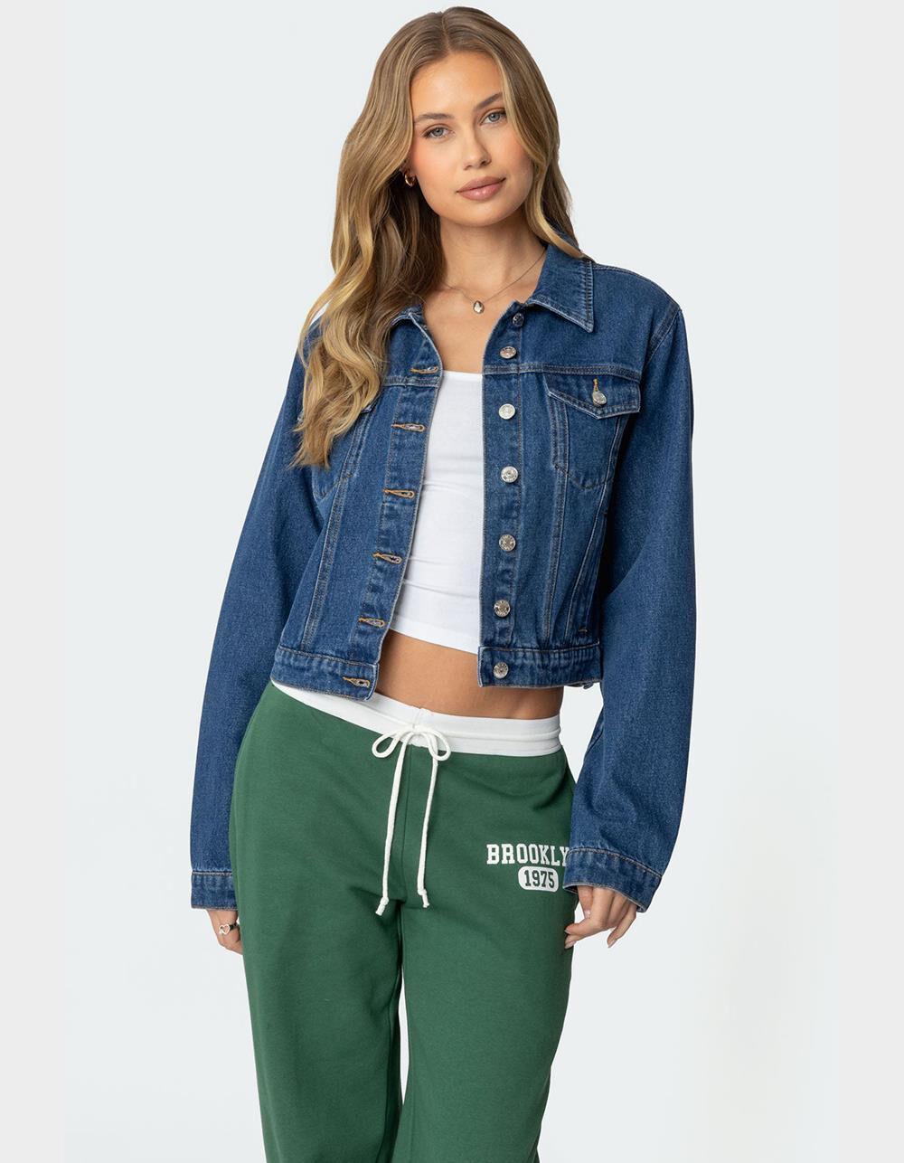 EDIKTED Barb Denim Jacket Product Image