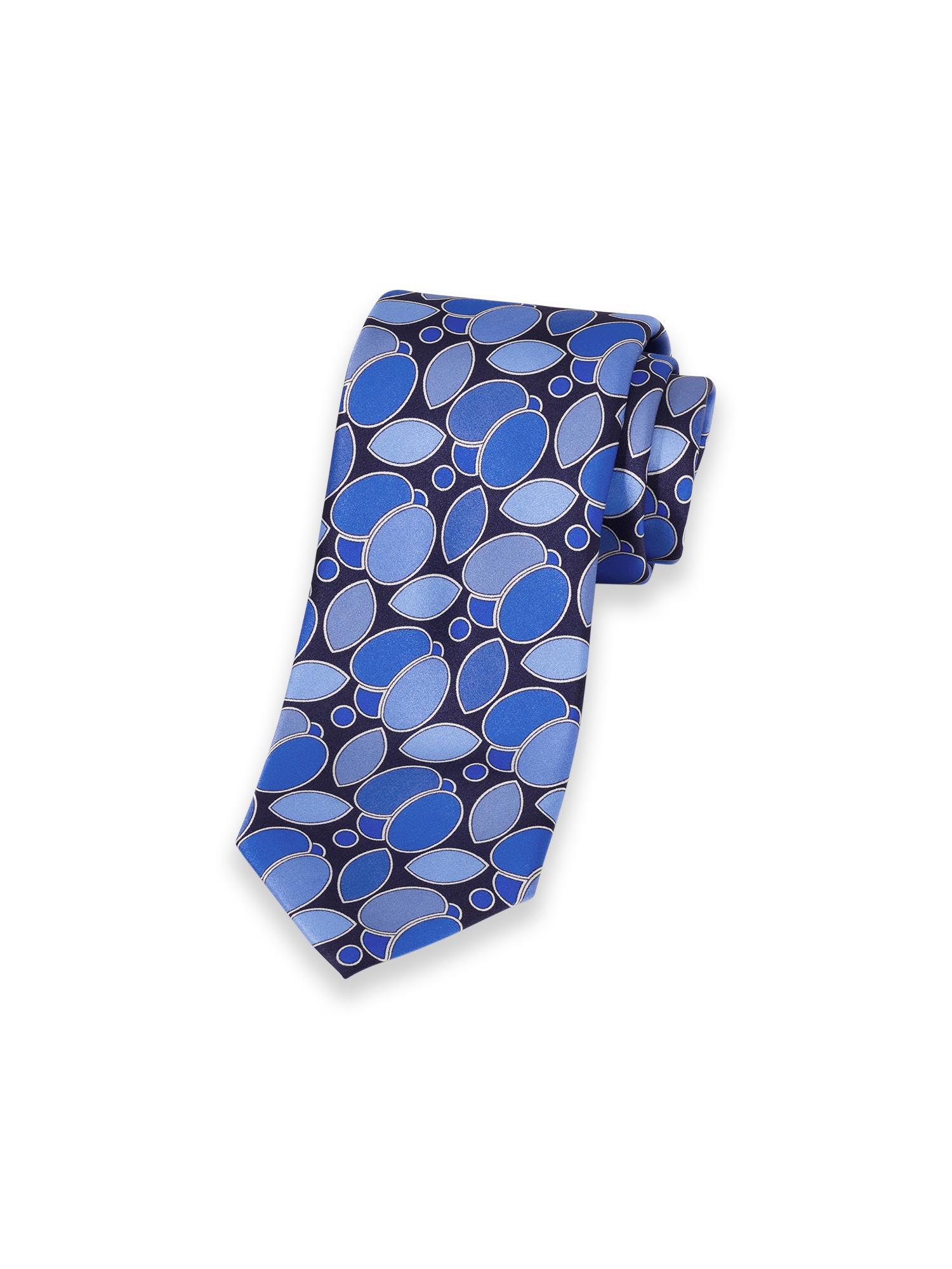 Dot Woven Silk Tie - Orange Product Image
