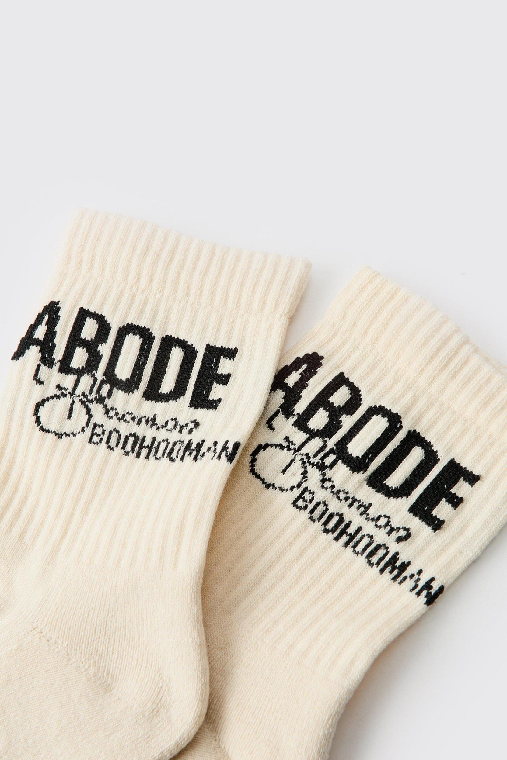 Abode Mid Length Sock | boohooMAN USA Product Image