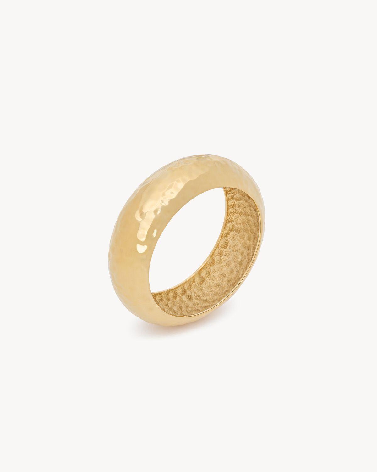 hammered bangle in metal Product Image