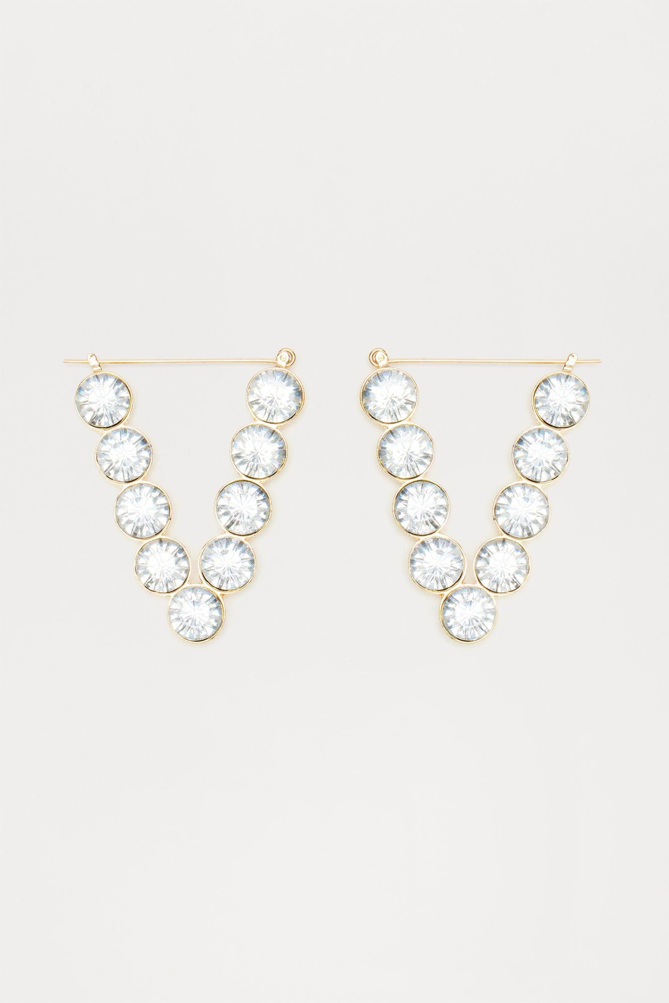 Tanni Drop Earrings - Gold Product Image