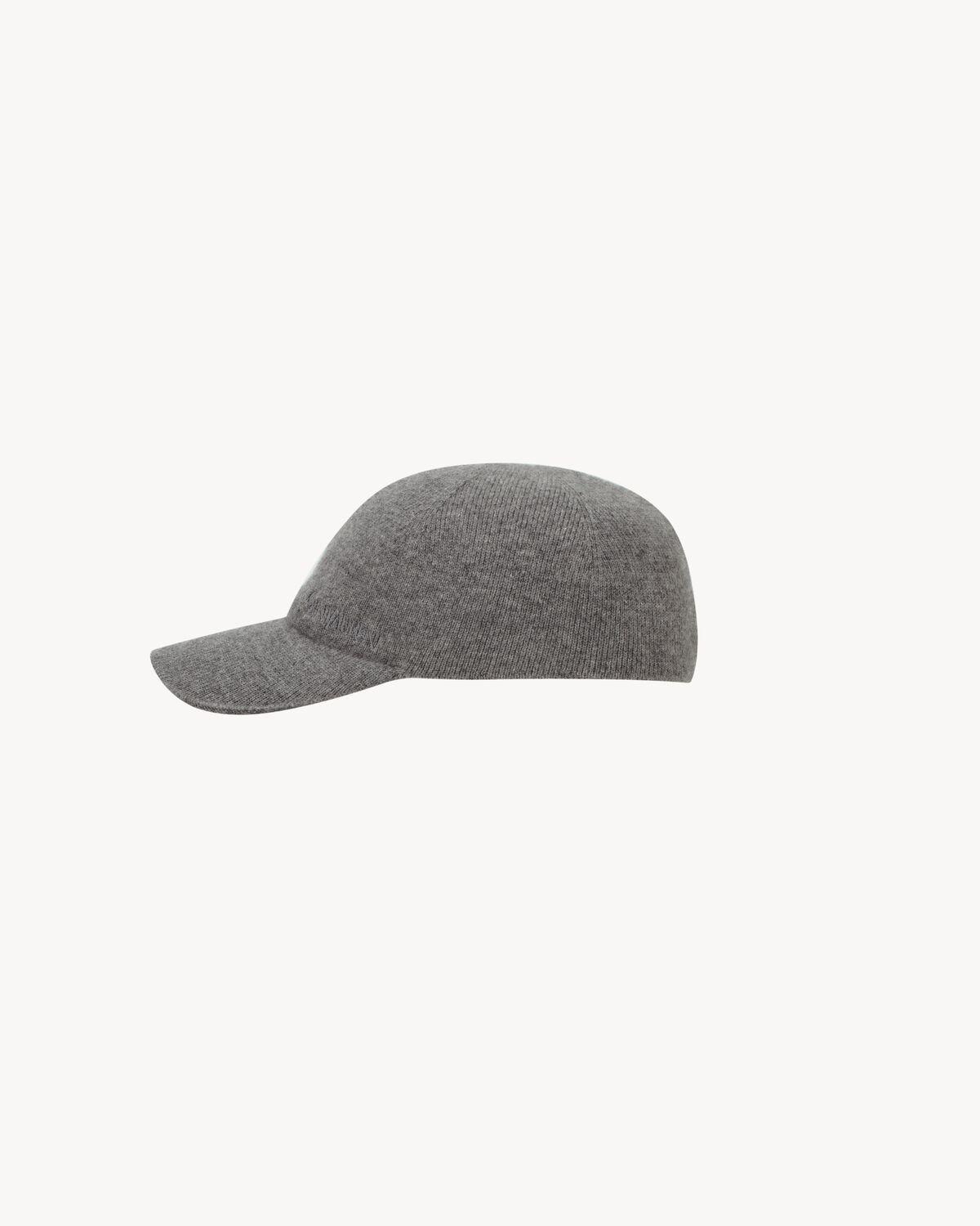 saint laurent knit baseball cap in cashmere Product Image