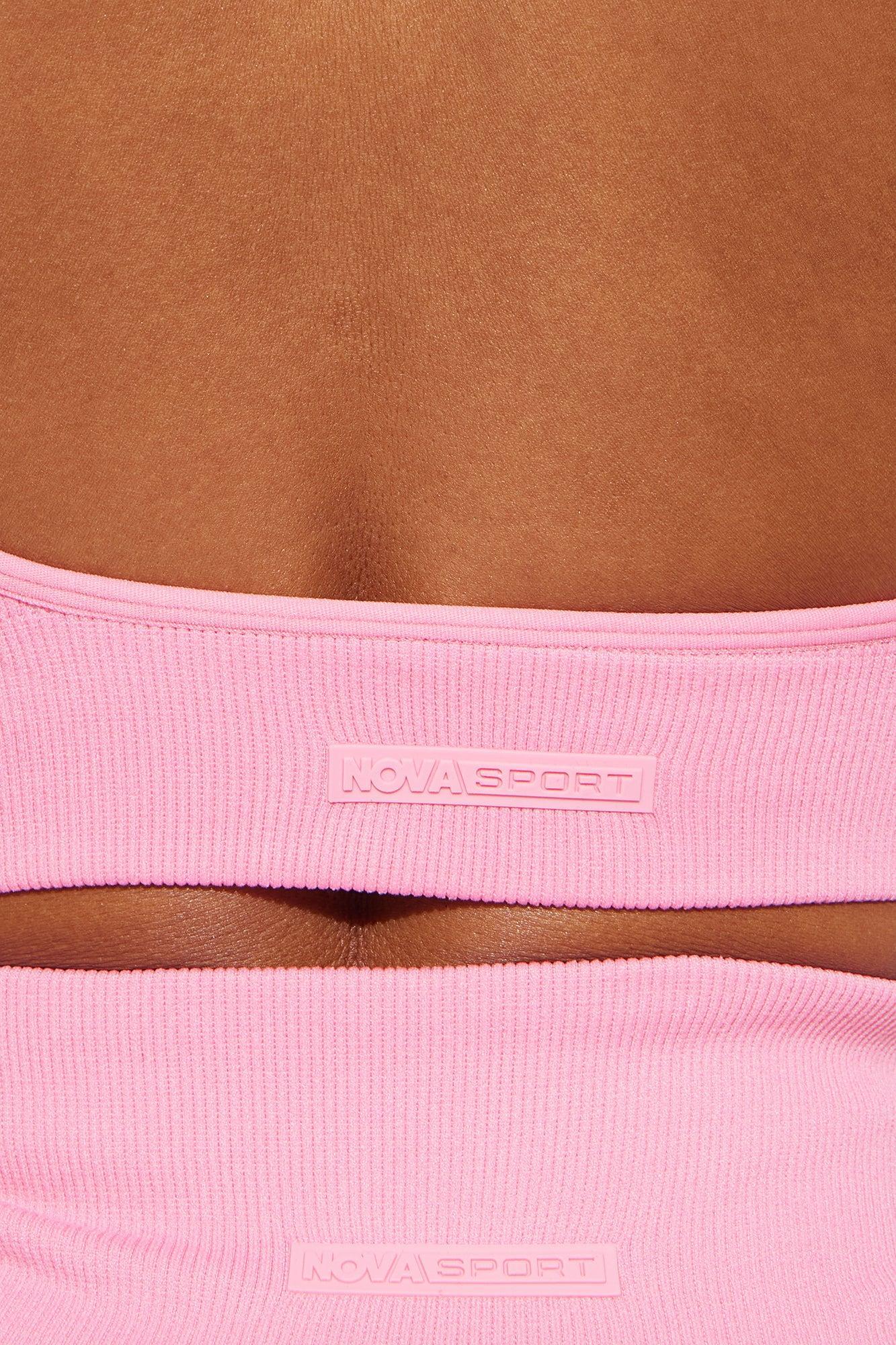 Beach Body Effortless Seamless Sports Bra - Bubblegum Pink Product Image