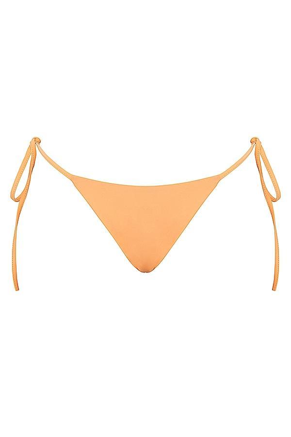 Santorini  light orange tie side bikini bottom Product Image