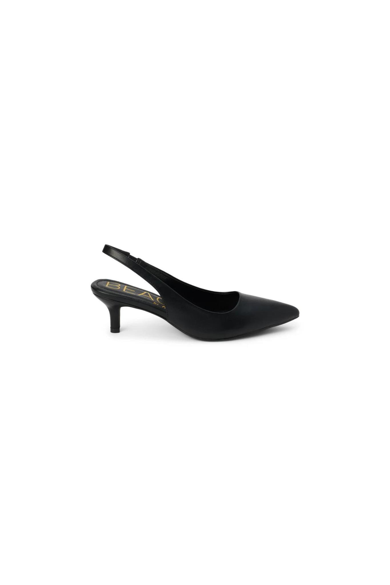 Grazia Slingback Heels - Black Product Image