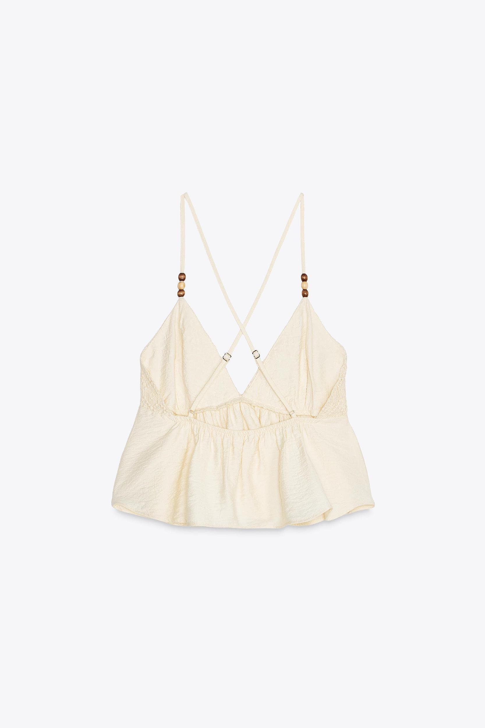 BEADED STRAP TOP Product Image