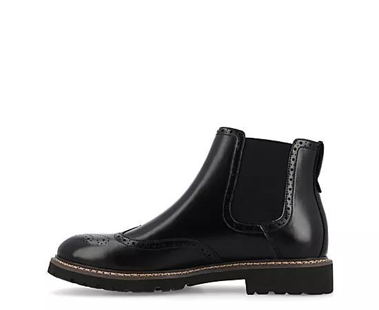 VANCE Hogan Tru Comfort Foam Men's Wingtip Chelsea Boots, Size: 12, Brown Product Image