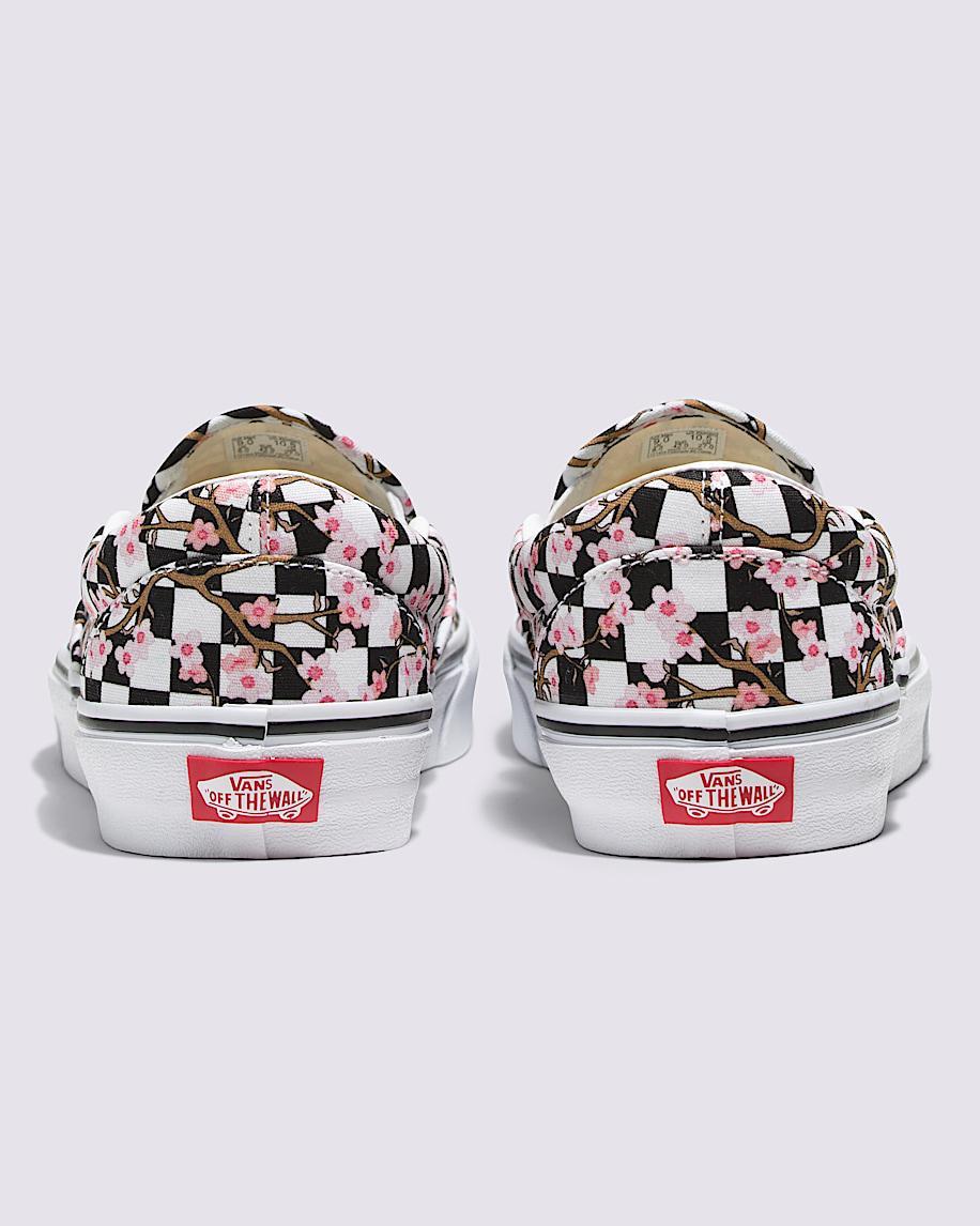 Customs Classic Slip-On Checkerboard Shoe in Cherry Blossom Pink / Black| Vans US Product Image