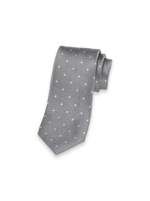 Dot Woven Silk Tie - Orange Product Image