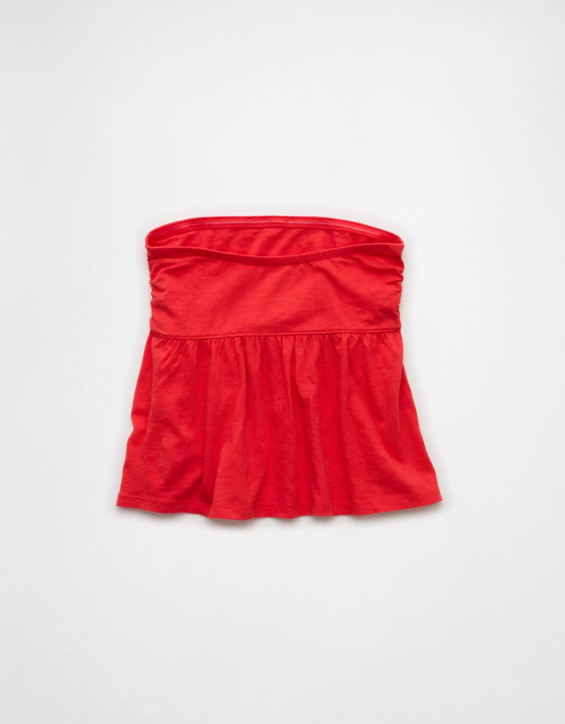 AE Sunchaser Knit Babydoll Tube Top Product Image