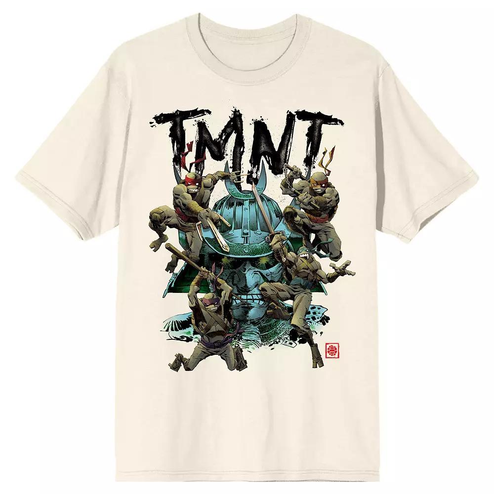 Men's Teenage Mutant Ninja Turtles Cool Pose Graphic Tee, Size: Medium, Off White Product Image