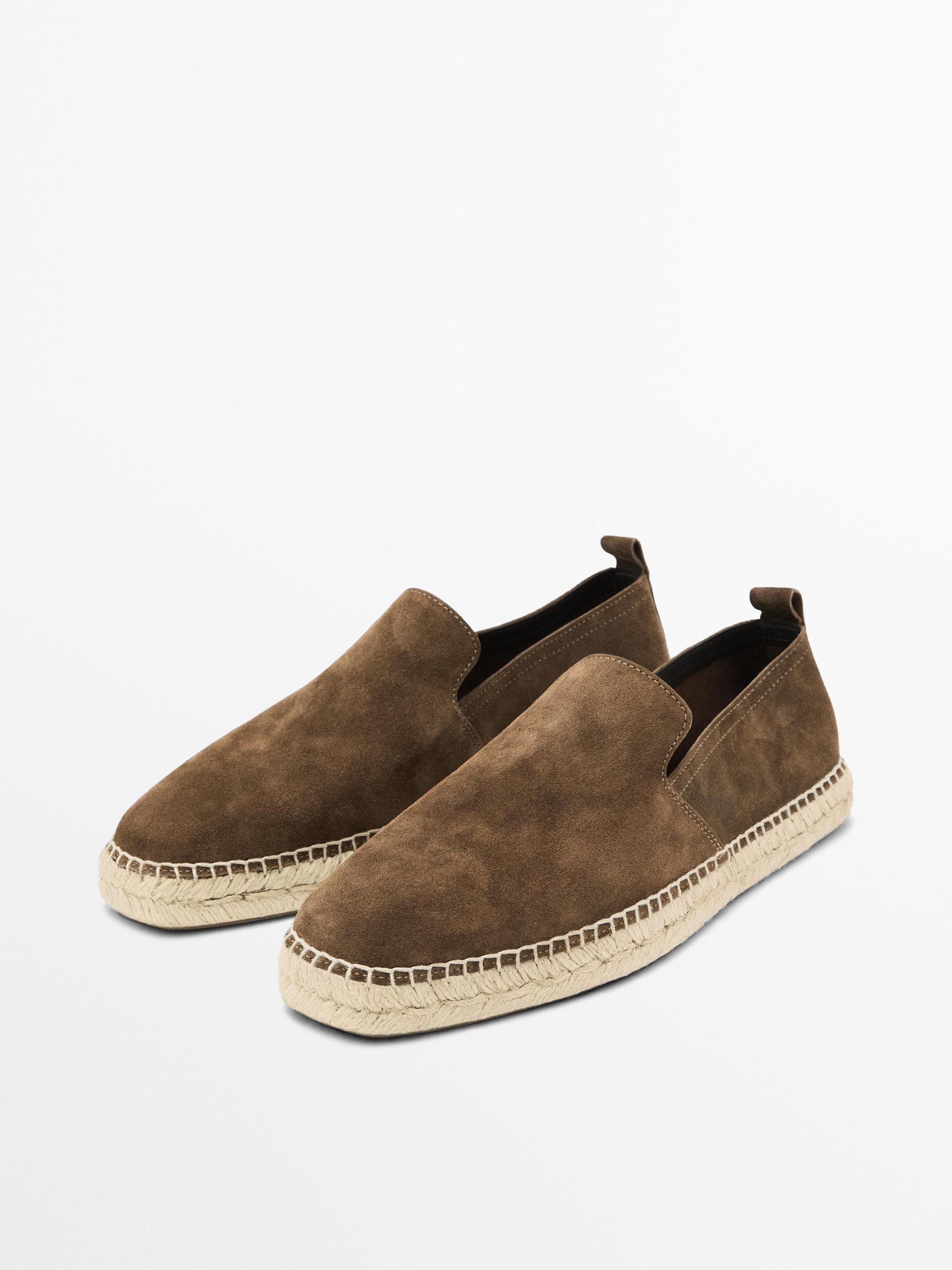 Split suede espadrilles Product Image