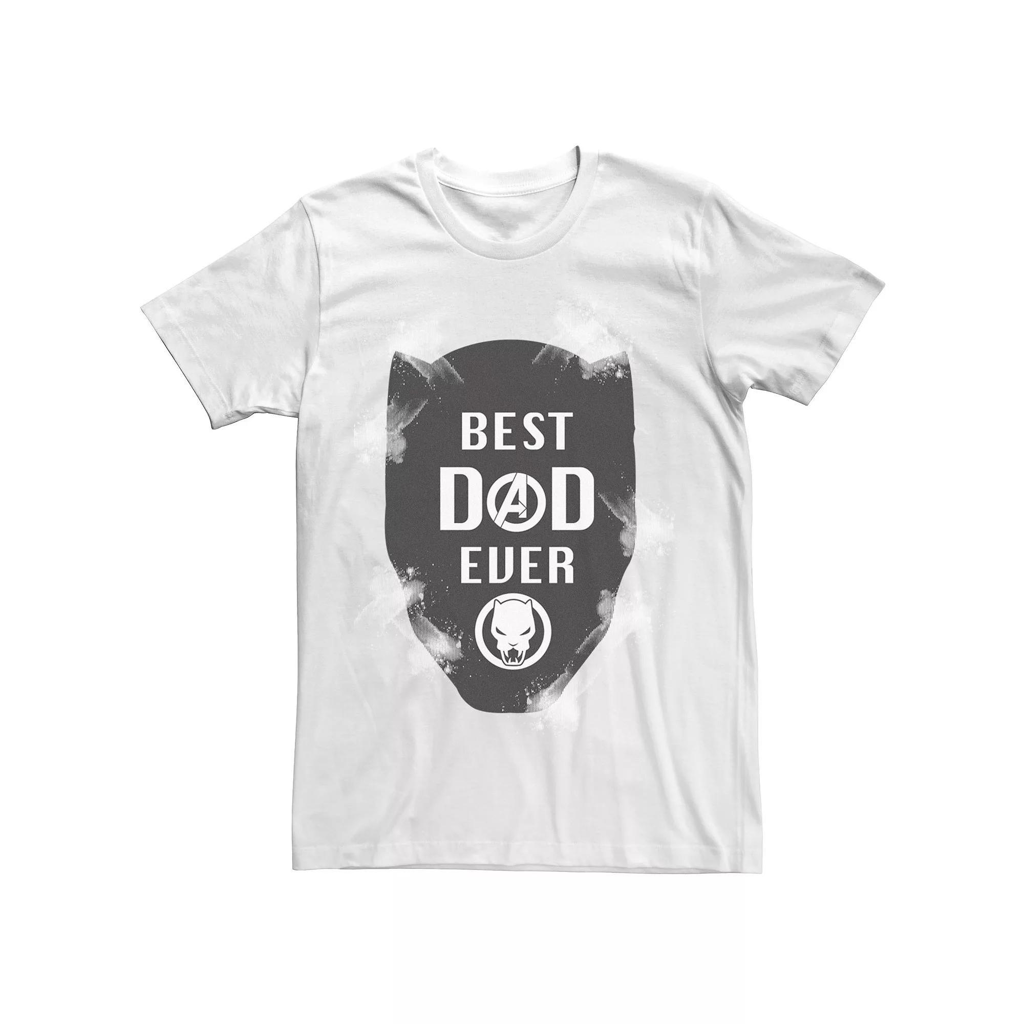 Men's Marvel Best Dad Graphic Tee, Size: Small, White Product Image