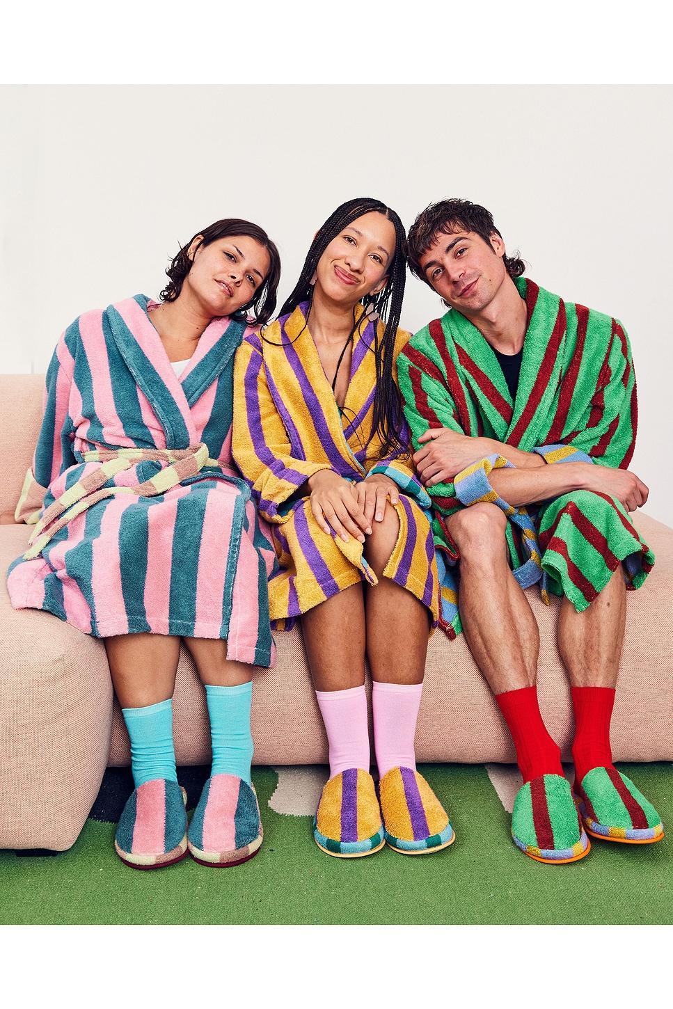Stripe Bathrobe Dusen Dusen Product Image