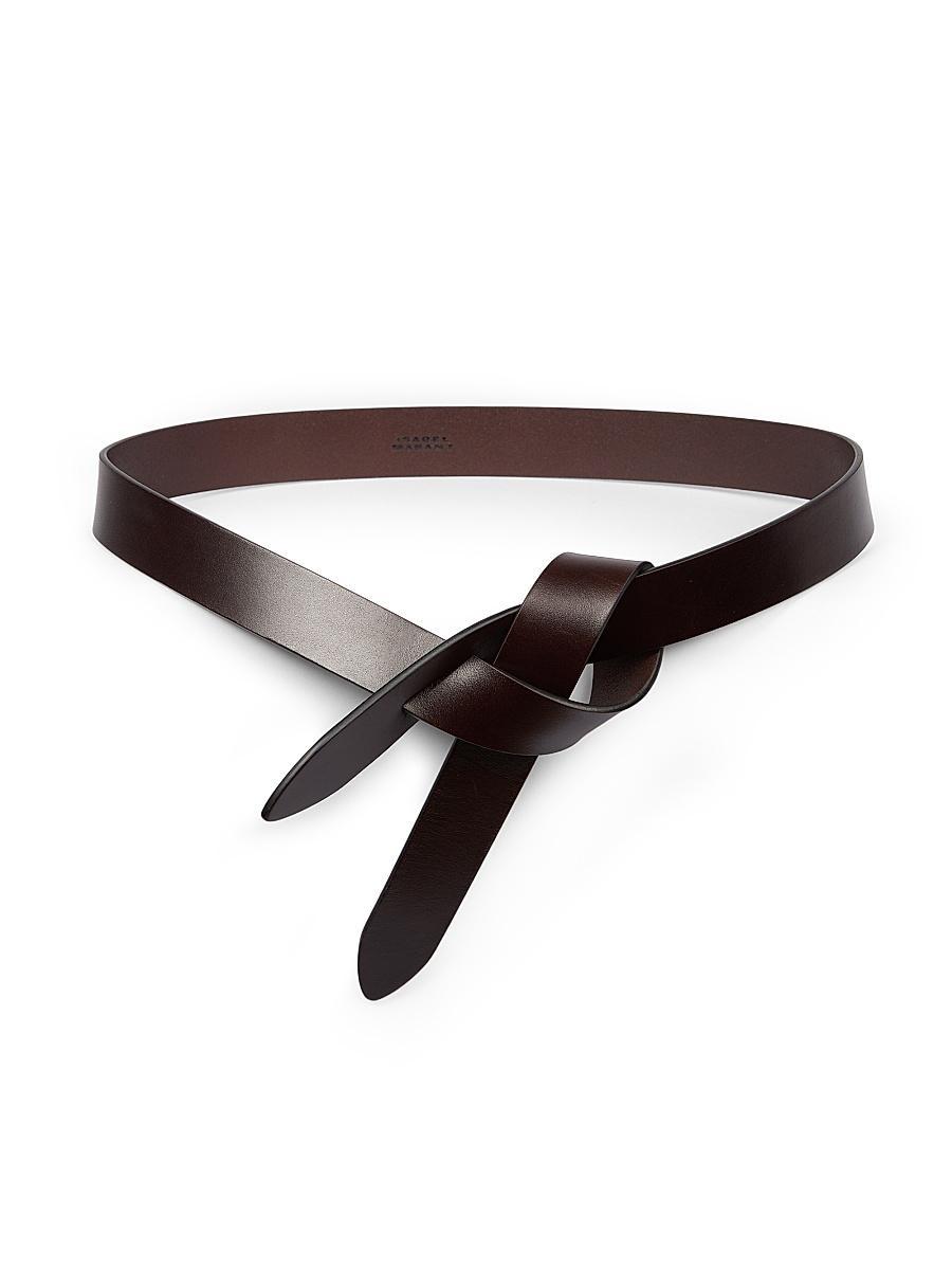 Womens Lecce Knotted Leather Belt Product Image