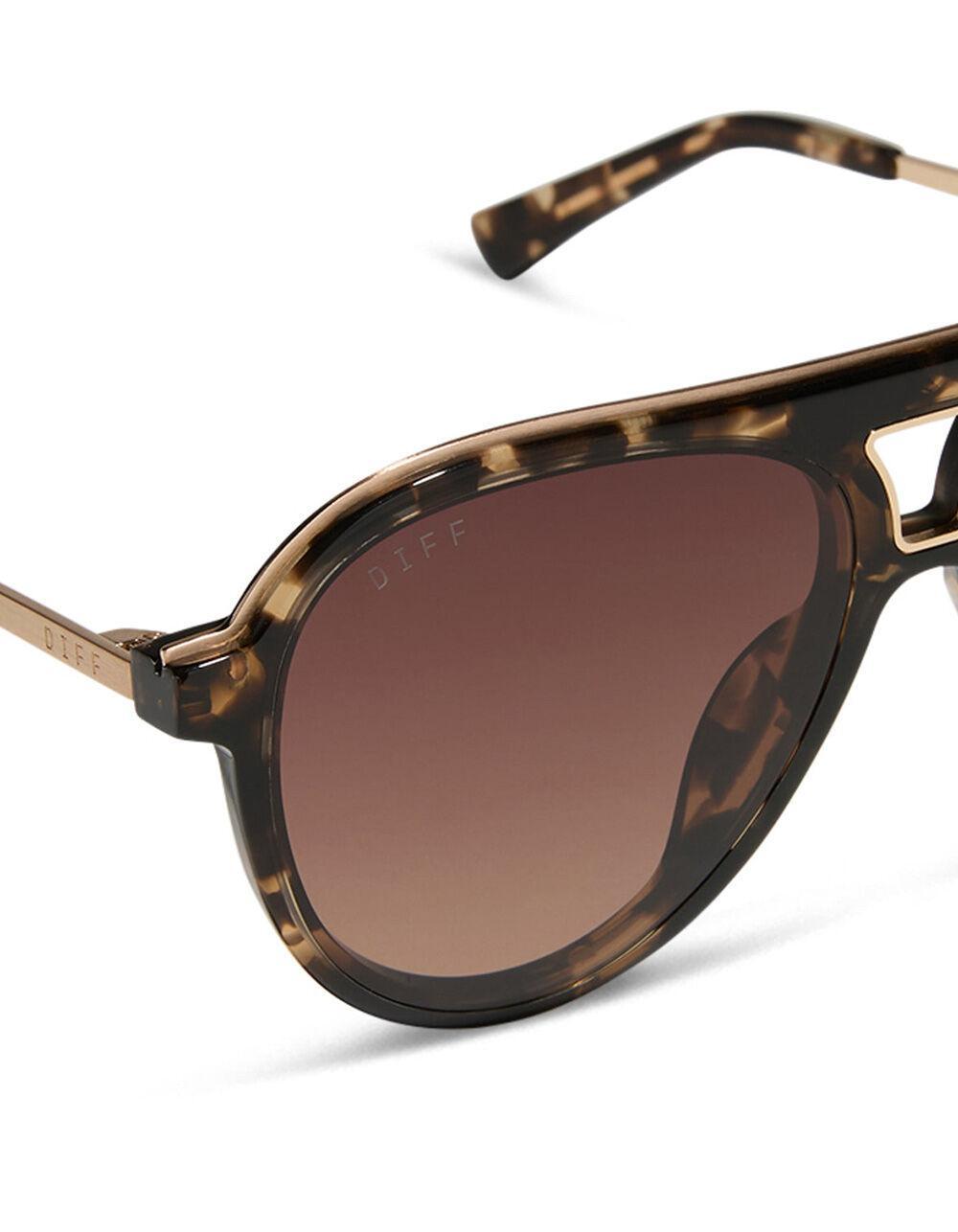 DIFF EYEWEAR Tosca III Womens Polarized Sunglasses - TORTOISE Product Image