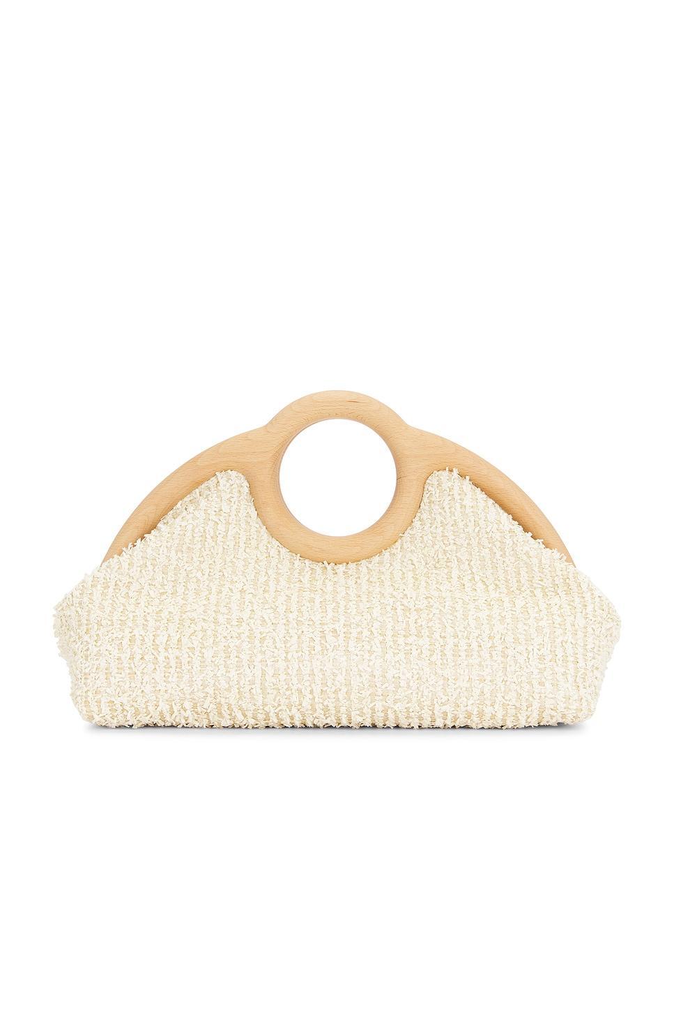 Sloane Raffia Frame Clutch Alexis Product Image