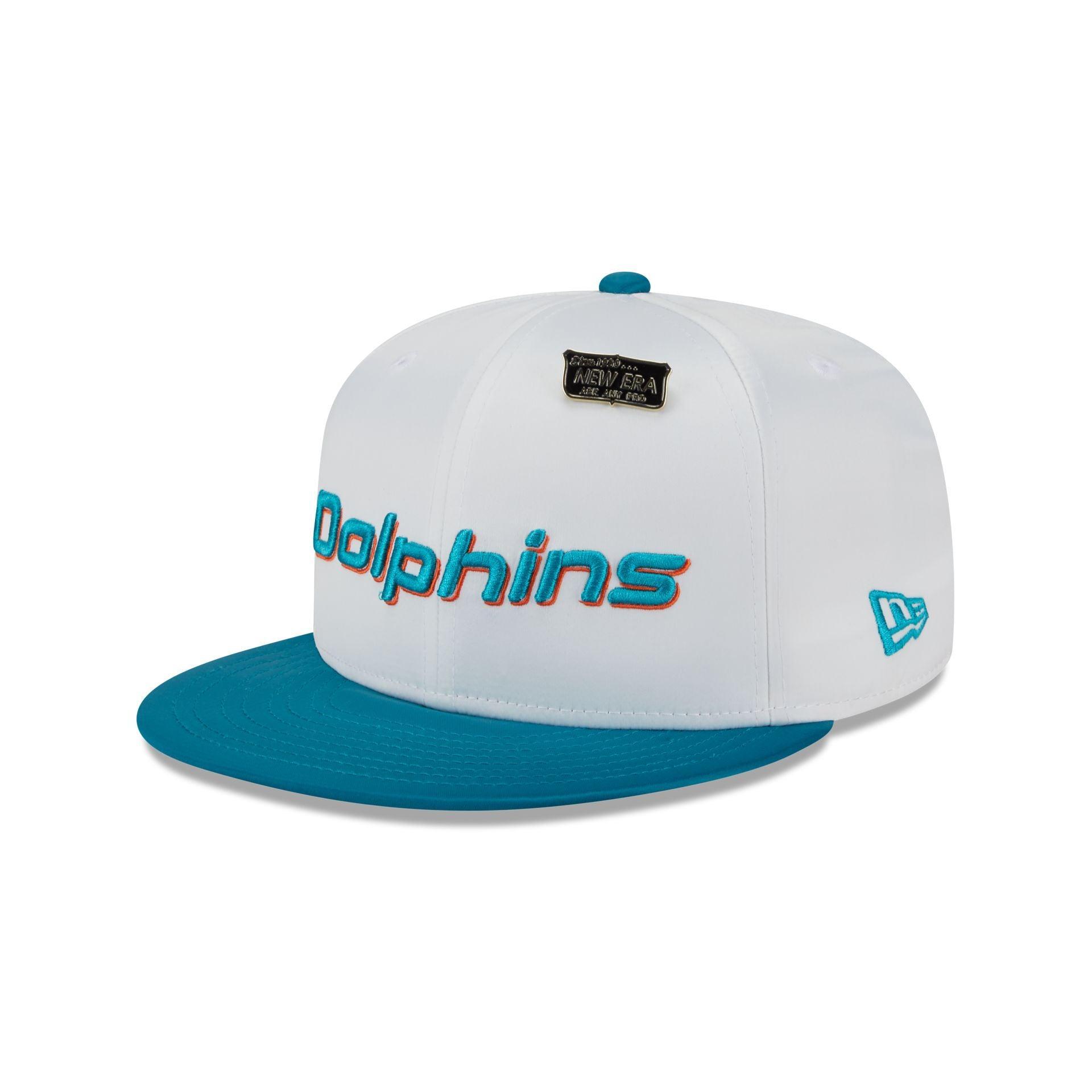 Miami Dolphins Spring Satin 59FIFTY Fitted Hat Male Product Image