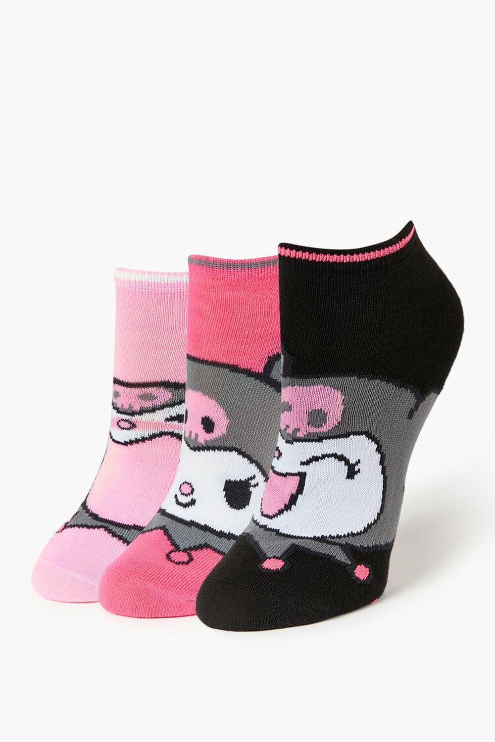 Kuromi Ankle Socks Set - 3 pack | Forever 21 Product Image