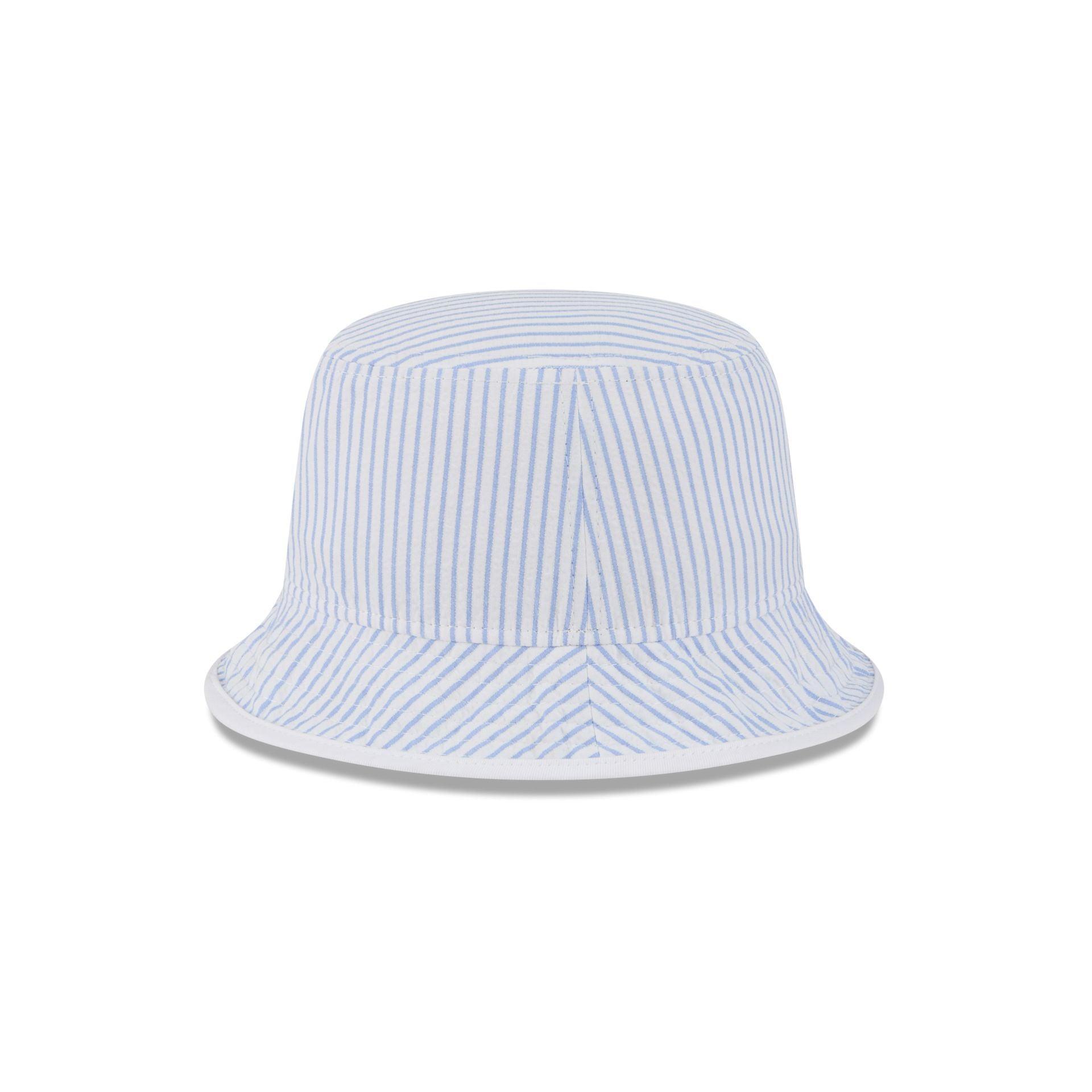 New Era Cap Sky Blue Pinstripe Bucket Hat Male Product Image