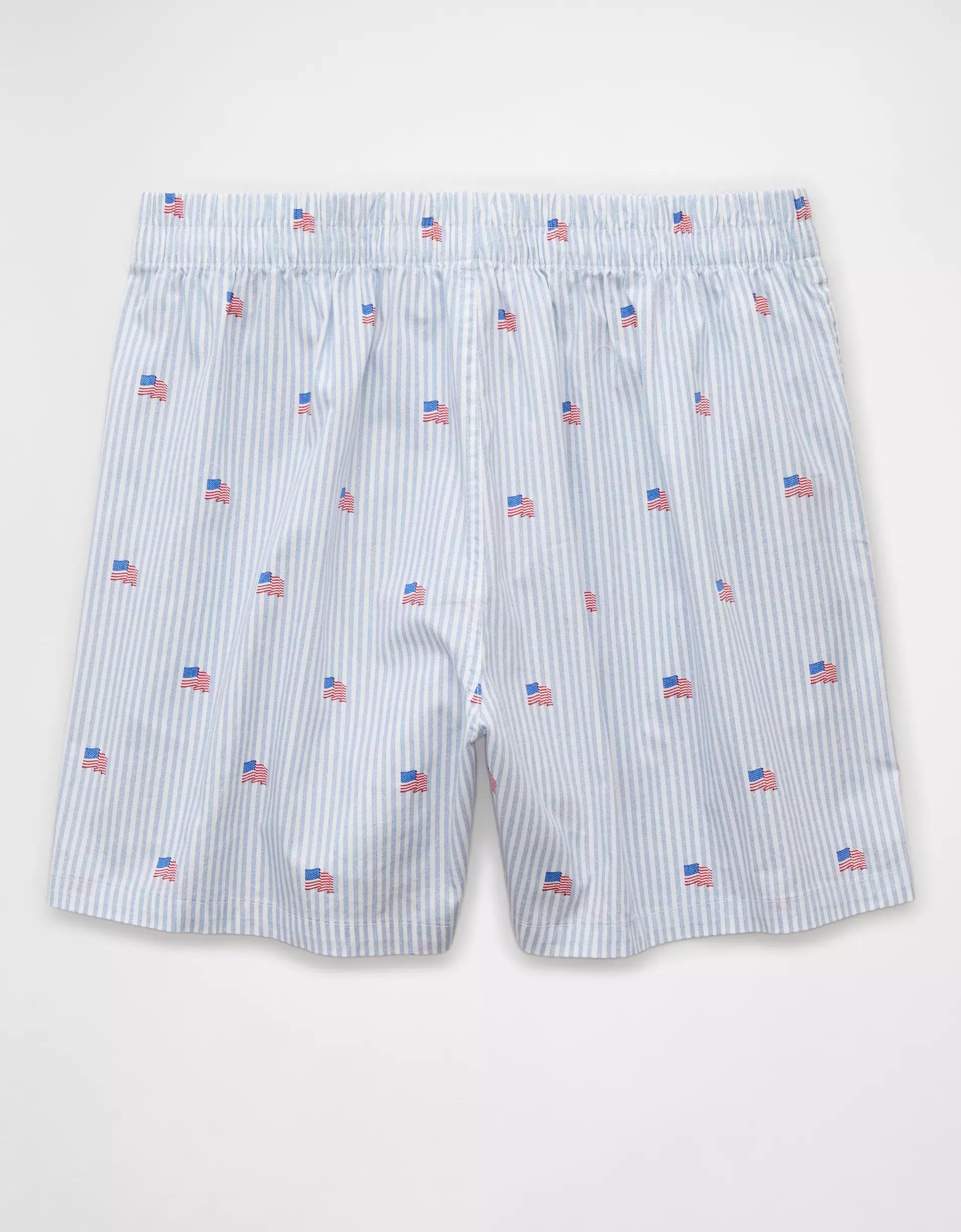 AEO Men's USA Flag Poplin Pocket Boxer Short Product Image