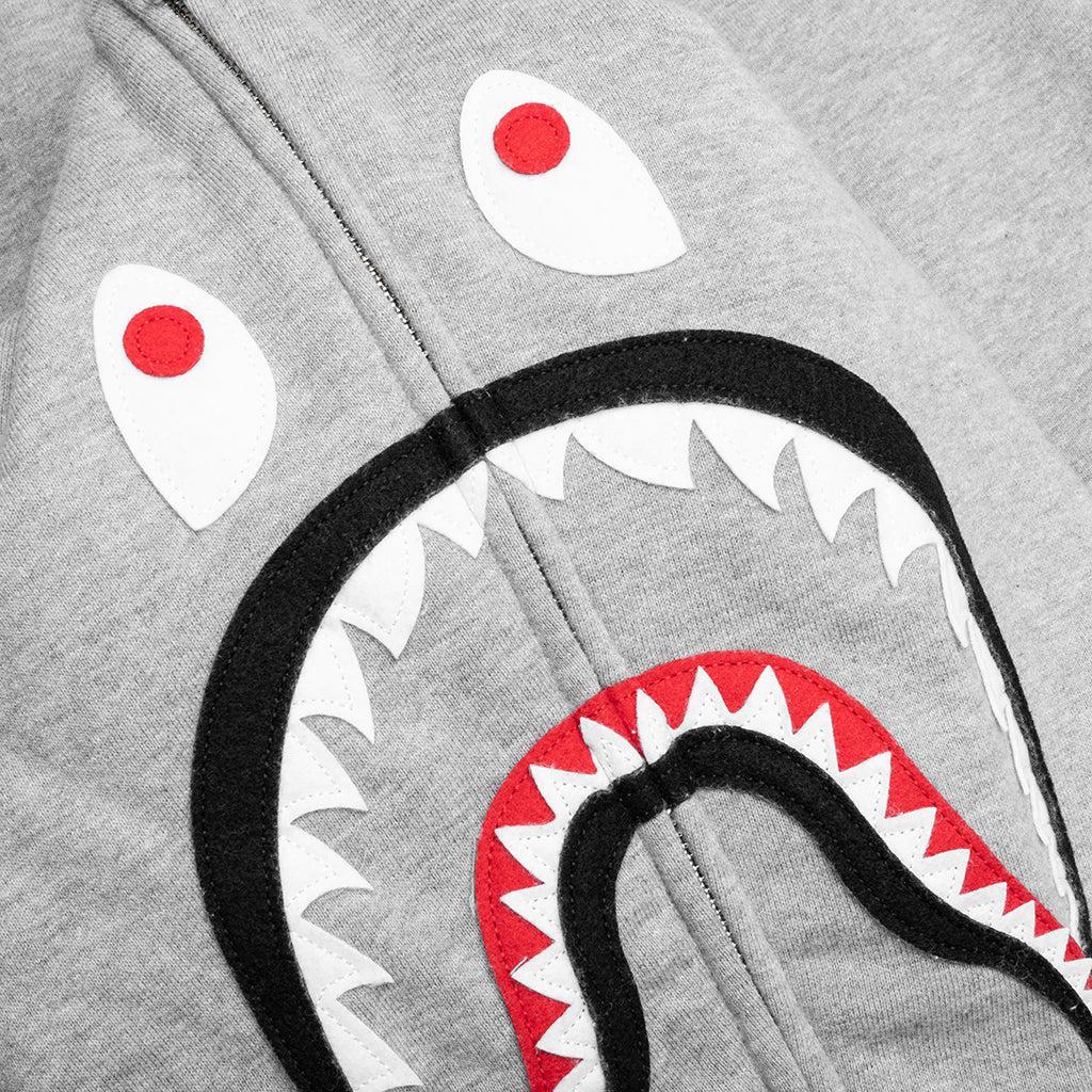 2nd Shark Full Zip Hoodie - Gray Male Product Image