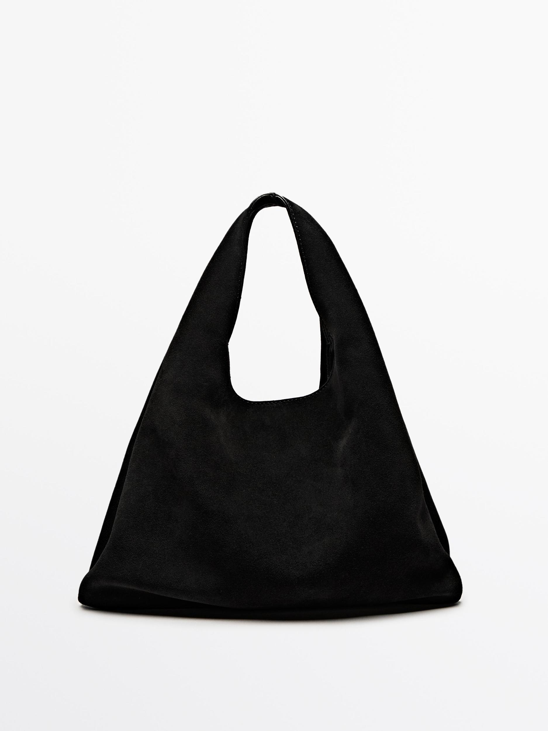 Split suede mini bag Product Image