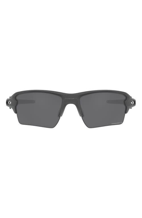 Oakley Mens OO9188 Flak 2.0 XL 59mm Polarized Rectangle Sunglasses - Matte Black/Prizm Deep Water Product Image