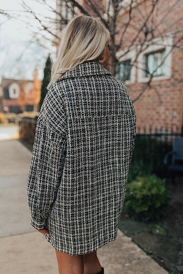 Everyday Rumors Tweed Coat Product Image