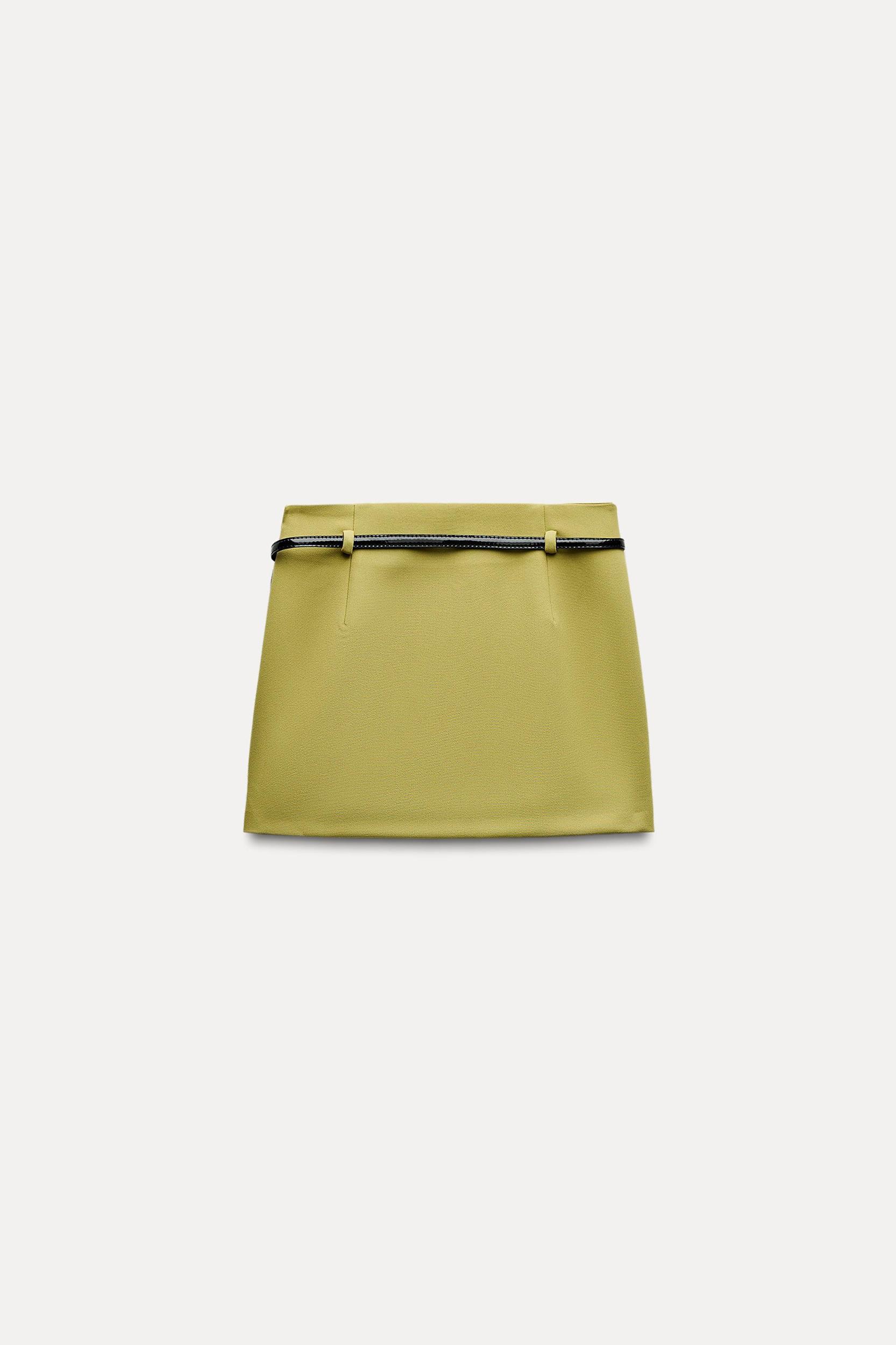 BELTED MINI SKIRT Product Image